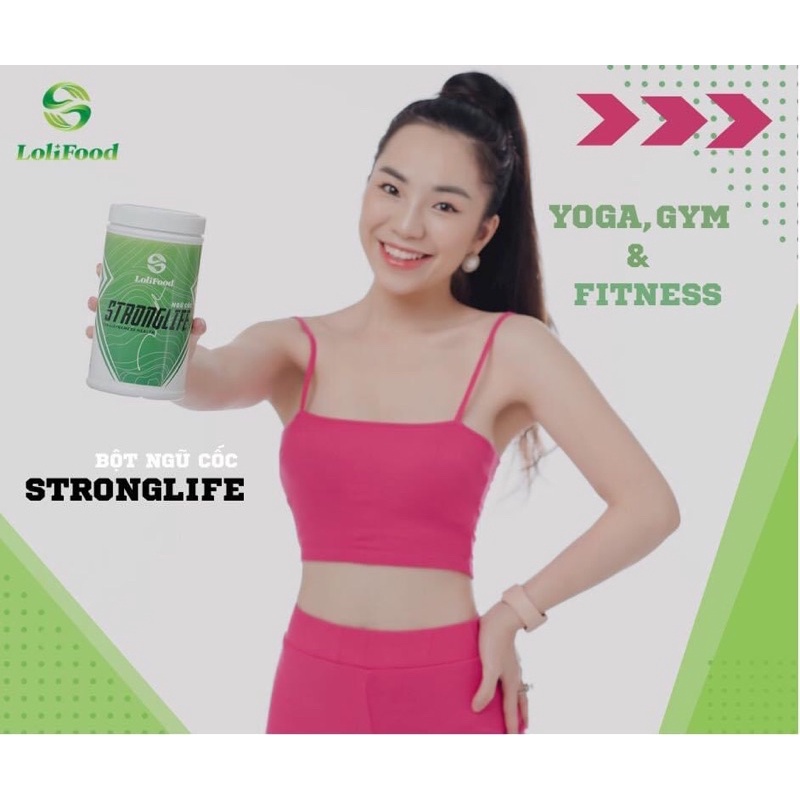 Ngũ Cốc Stronglife Lolifood - Giúp Tăng Cơ (Hộp  650gr)