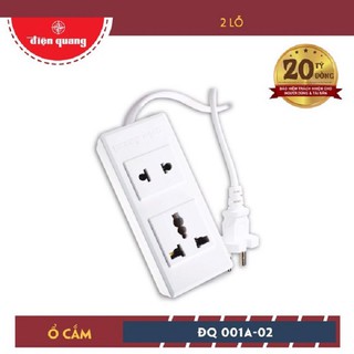 Ổ cắm điện quang đq 001a-02