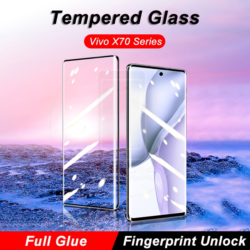 Kính Cường Lực Toàn Màn Hình Cho Vivo X70 X60 X50 Pro X70Pro