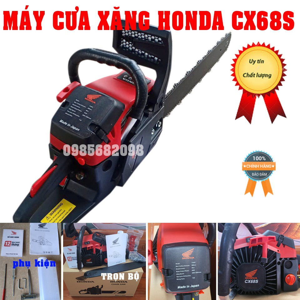 MÁY CƯA XÍCH XĂNG HONDA CX68S-tặng xích dự phòng