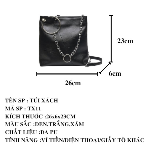 Túi da tote nữ đeo chéo đi học thời trang hàn quốc đẹp cao cấp  giá rẻ BELIA TX11