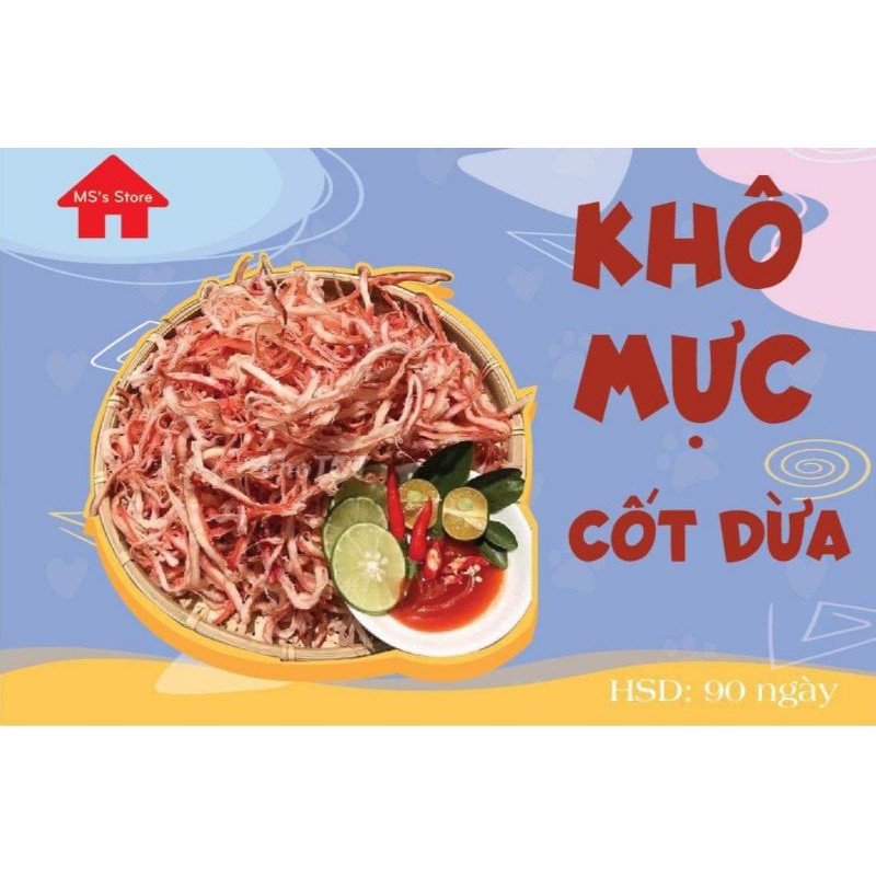 Mực Xé Sợi Cốt Dừa MS's Store | BigBuy360 - bigbuy360.vn