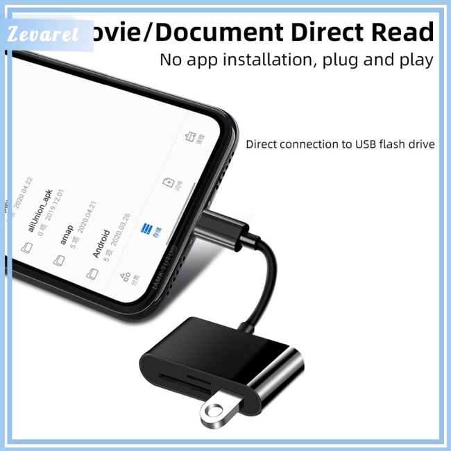 Đầu Đọc Thẻ Nhớ Micro Usb Sd/tf Đa Năng Cho Điện Thoại Android/Máy Tính