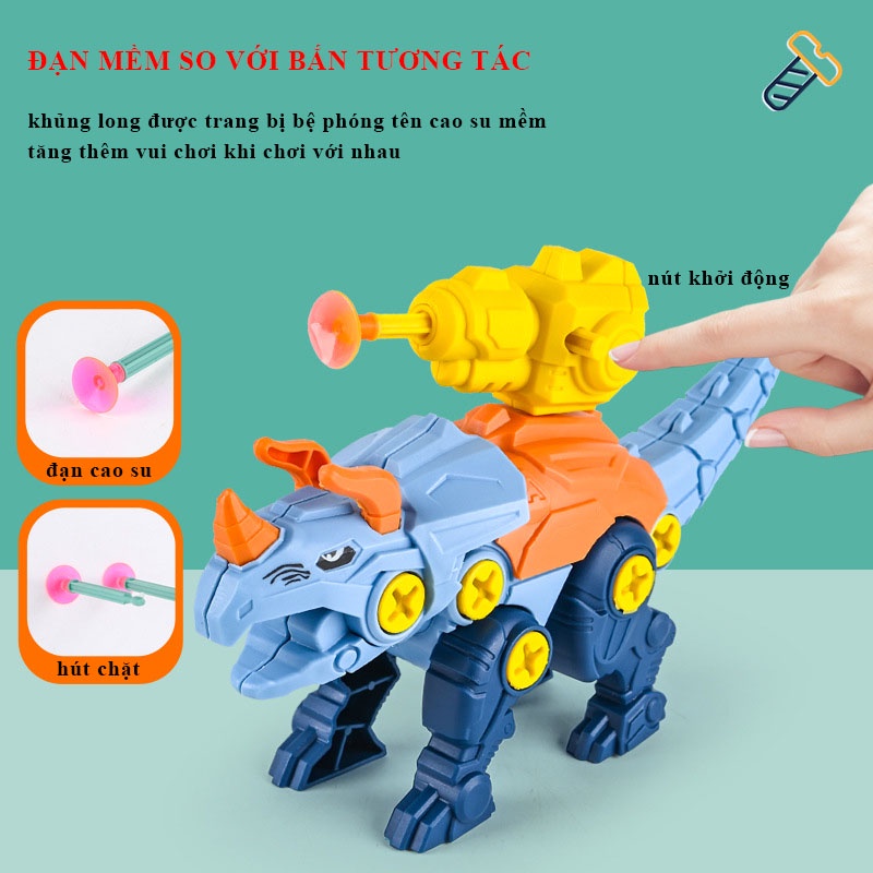 Đồ chơi lắp ráp lắp ghép mô hình trứng khủng long cho bé, đồ chơi trí tuệ Mumbaby 11