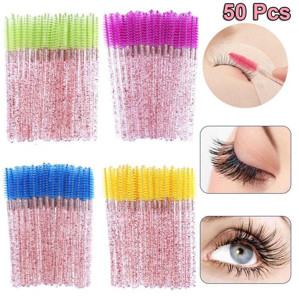 Set 50 Cọ Chuốt Lông Mi Dạng Xoắn Ốc Sử Dụng Một Lần