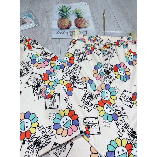 (rất ấm) BỘ NỈ DA CÁ NỮ HOẠT HÌNH CAO CẤP