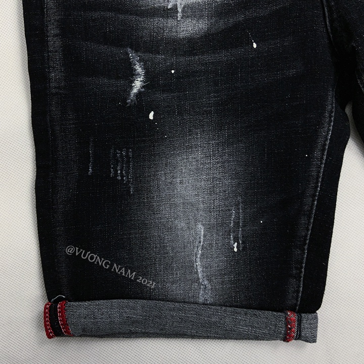 Quần short jean nam chất bò ngắn xước cao cấp co giãn VN58H | BigBuy360 - bigbuy360.vn