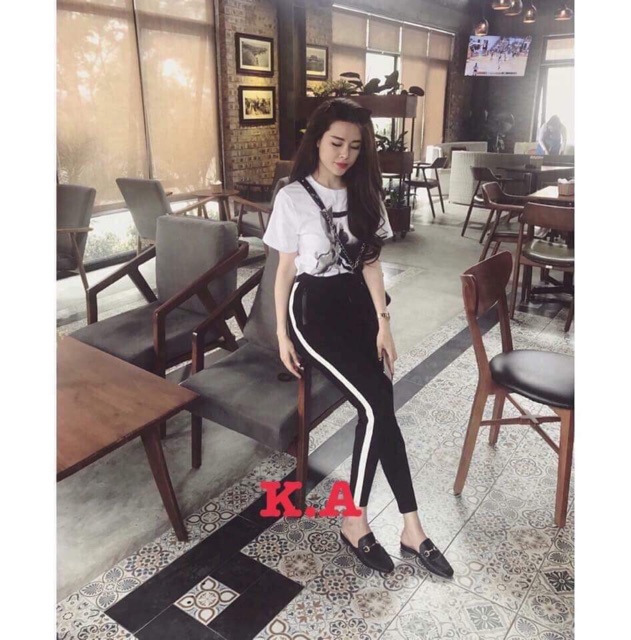 Quần baggy 1 sọc Nữ | BigBuy360 - bigbuy360.vn