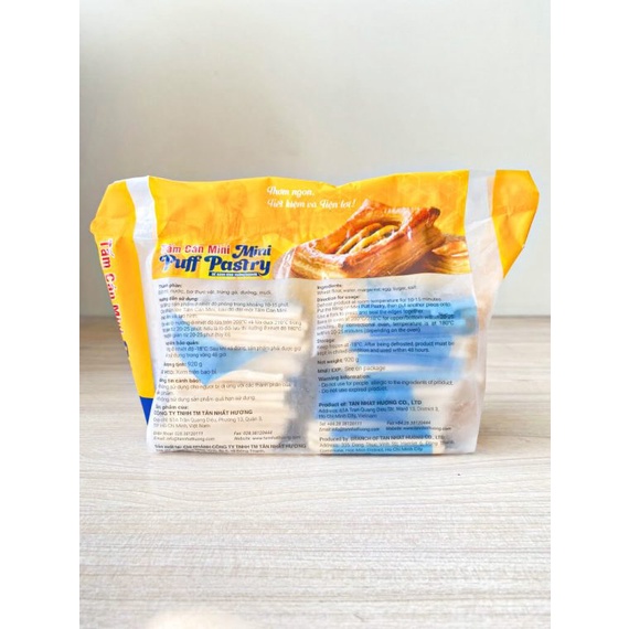 Tấm Cán Mini Puff Pastry 920g/2kg