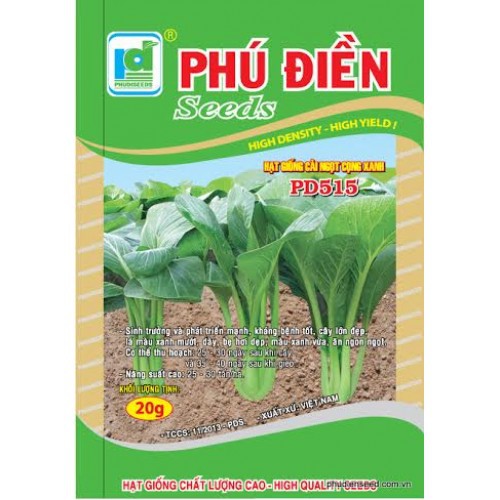 hạt giống Cải ngọt cọng xanh