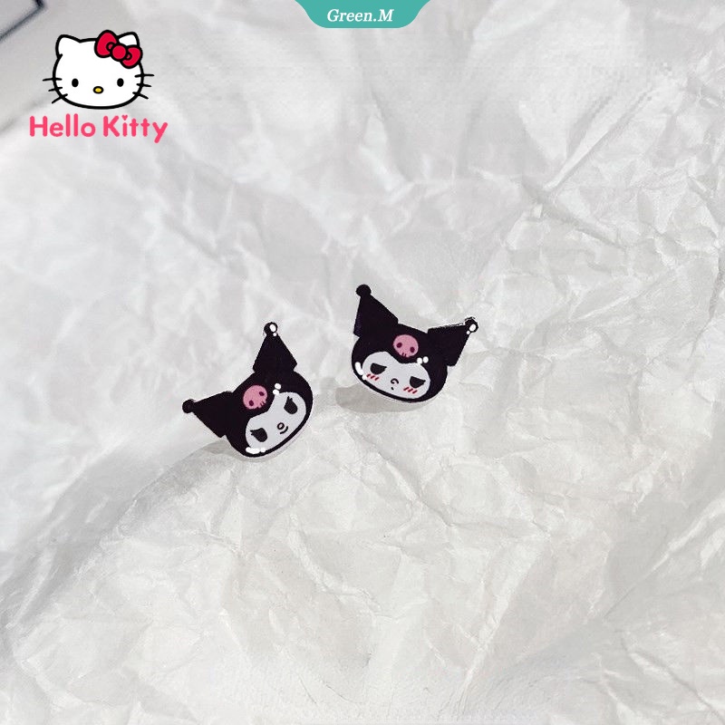 Khuyên Tai Đinh Tán Hình Sanrio Kawaii Kuromi Thời Trang Thanh Lịch Nhỏ Xinh Không Cần Xỏ Lỗ Cho Nữ