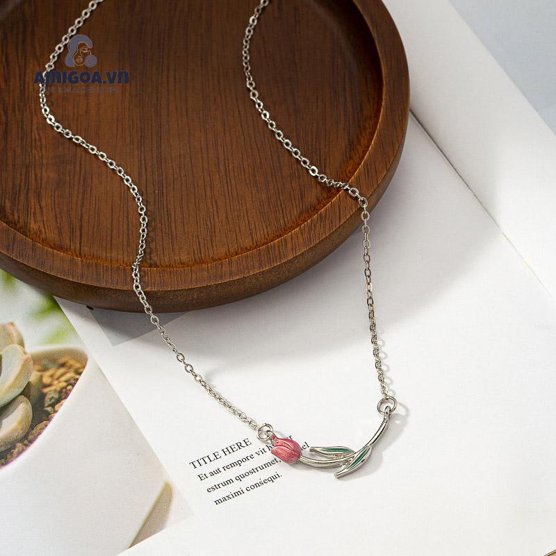 ✨✨ Vòng Cổ Hoa Hồng Tươi Mới Thanh Lịch Phù Hợp Với Mùa Hè