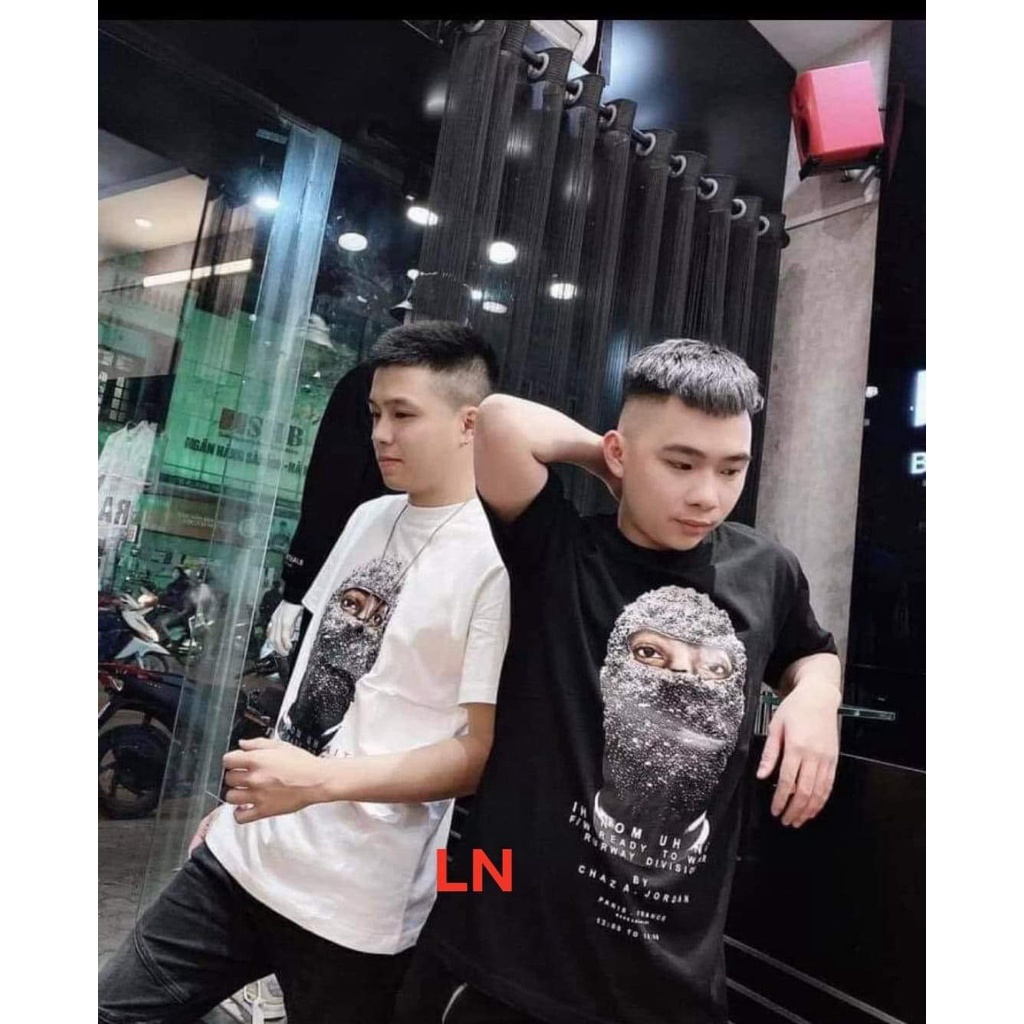 Áo thun unisex in hình Người bịt mặt- Áo phông nam nữ form thụng