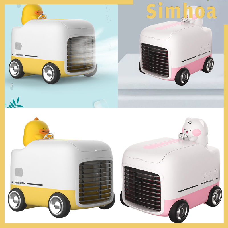 [SIMHOA]Portable Air Conditioner Cooling with Atmosphere Light for Room Indoor