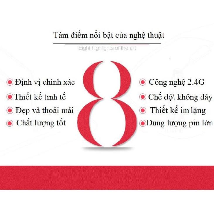 Chuột không dây cao cấp - Chuột không dây hợp kim kèm miếng lót kim loại K1