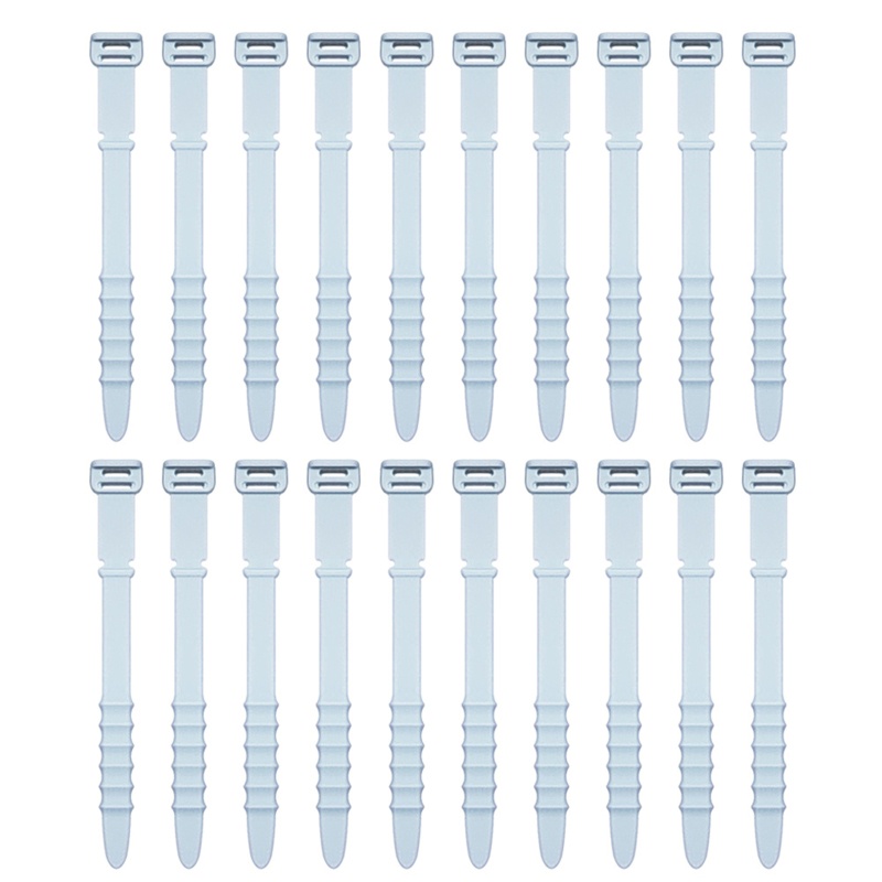 Bộ 20 Dây Quấn Dây Cáp Bằng Silicone Tiện Dụng