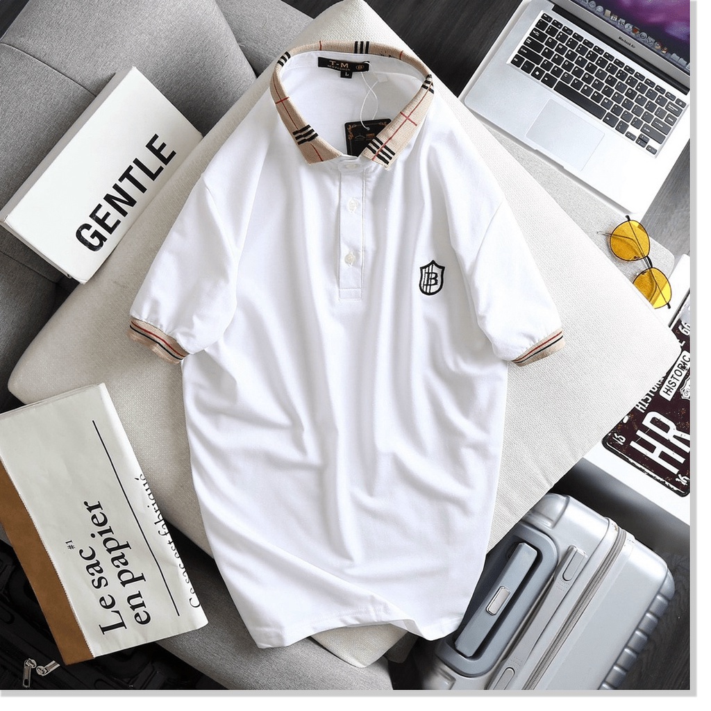 ÁO THUN NAM CỔ TRỤ PHỐI CỰC ĐẸP , SANG CHẢNH ,THỜI TRANG CHO AE KOKO MI