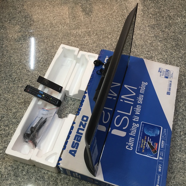 Tivi Smart tv Asanzo 32 inch wifi internet remote giọng nói