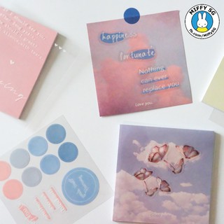 Set giấy note/giấy ghi chú kèm sticker LANDSCAPE