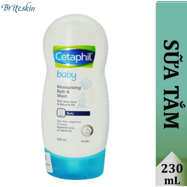 Sữa Tắm Dưỡng Ẩm Cetaphil baby  moisturising Bath &amp; Wash