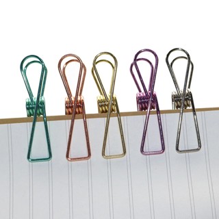 Kẹp Giấy Kim Loại 2 Kích Cỡ 5 Màu