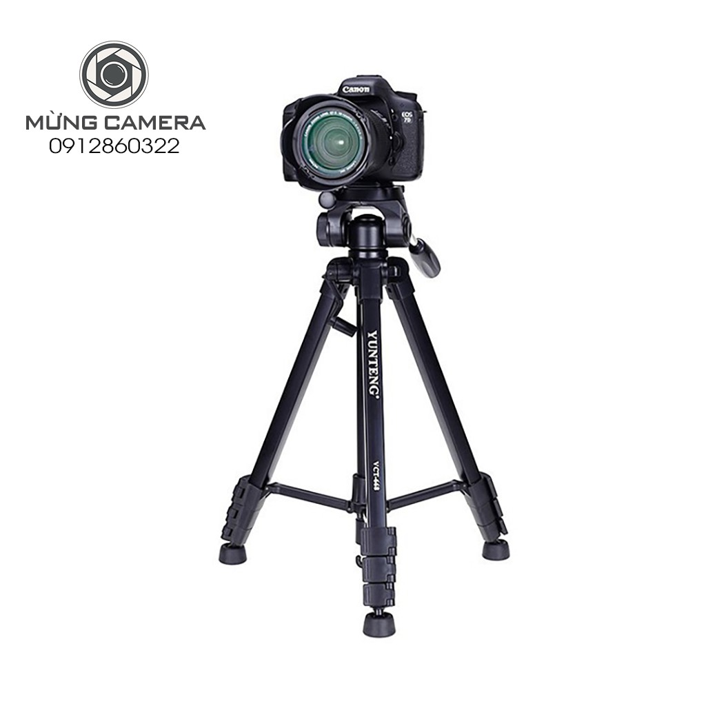 Tripod máy ảnh và điện thoại YUNTENG VCT 668 - Hàng Chính Hãng