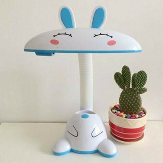 Đèn học thỏ cho bé có ngăn để bút
