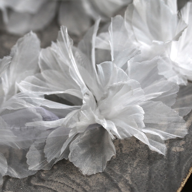 Set 10 Miếng Vải Ren Thêu Hoa 3d Dùng Để Trang Trí Quần Áo