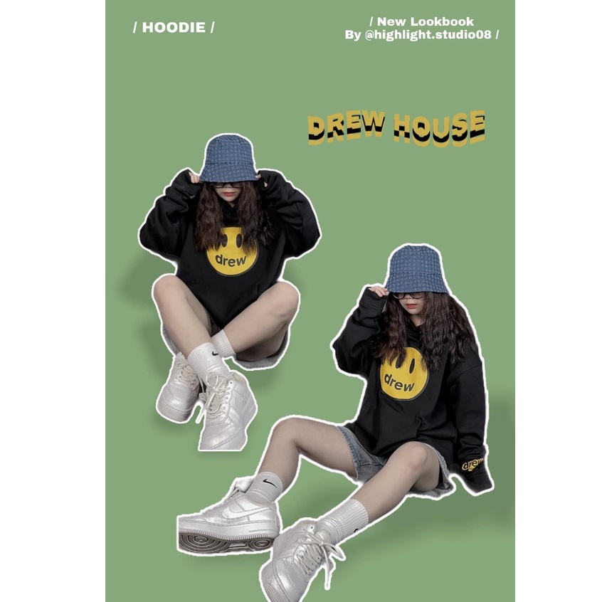 ÁO HOODIE NỈ IN MẶT CƯỜI DR.EW FORM RỘNG UNISEX NAM NỮ | BigBuy360 - bigbuy360.vn