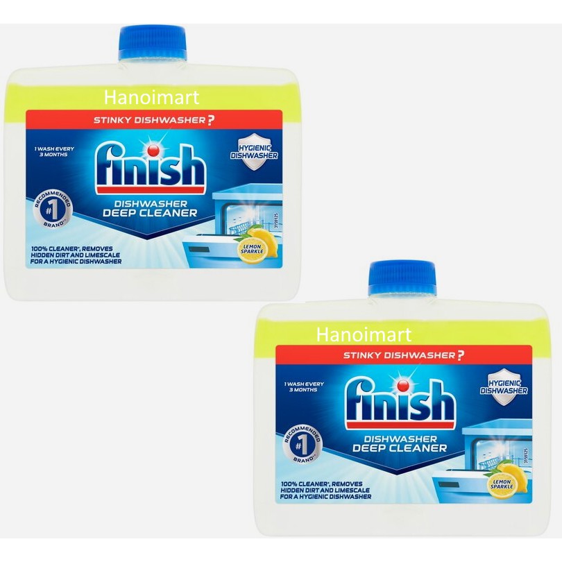 Viên rửa bát Finish all in 1 120V + muối rửa bát Finish 1.5kg + nước làm bóng Finish 750ml dùng cho máy rửa bát chén ly