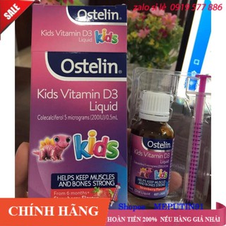 [CHÍNH HÃNG100%]  Ostelin Kids Vitamin D3 Liquid 20ml