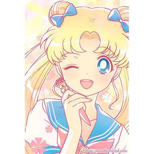 (UP) Hộp ảnh postcard Sailor Moon Thủy thủ mặt trăng