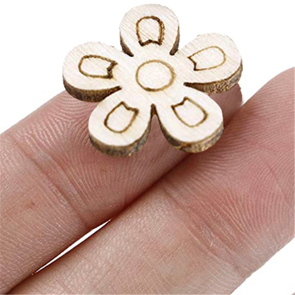 Set 50 Miếng Gỗ Tự Trang Trí Lưu Bút Cho Bé