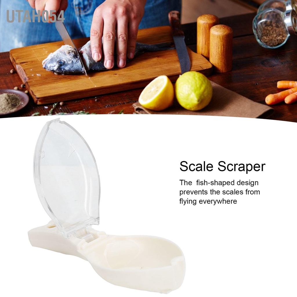 Utah054 Hướng dẫn sử dụng Máy cạo vảy Nhẹ Loại bỏ cá Dụng cụ loại nhà bếp