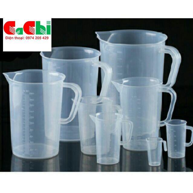 Ca đong có chia vạch nhựa các cỡ (từ 1000 ml - 2000 ml)