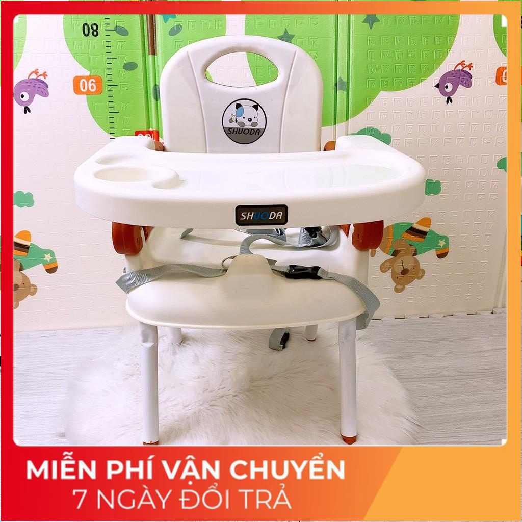 GHẾ ĂN DẶM KÈM CHÂN SẮT 518 GẤP GỌN