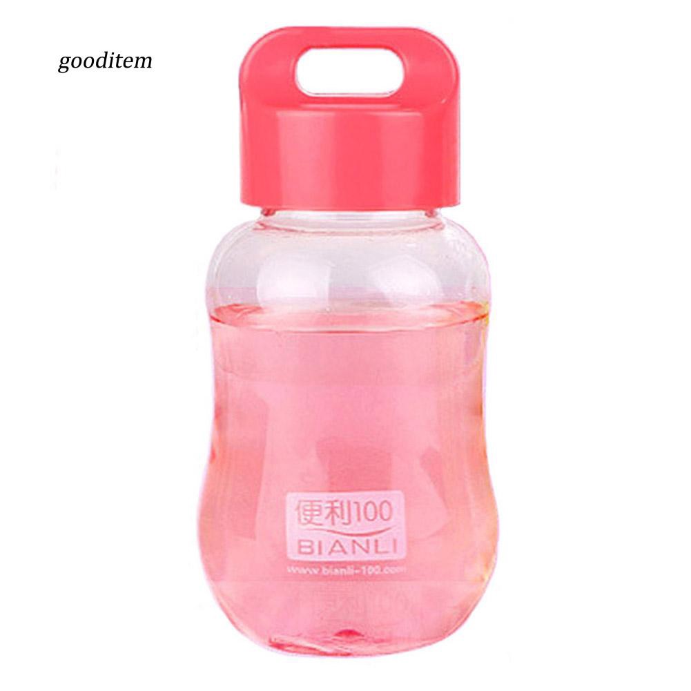 Bình nước nhựa mini 180ml cho bé đi học kiểu dáng dễ thương