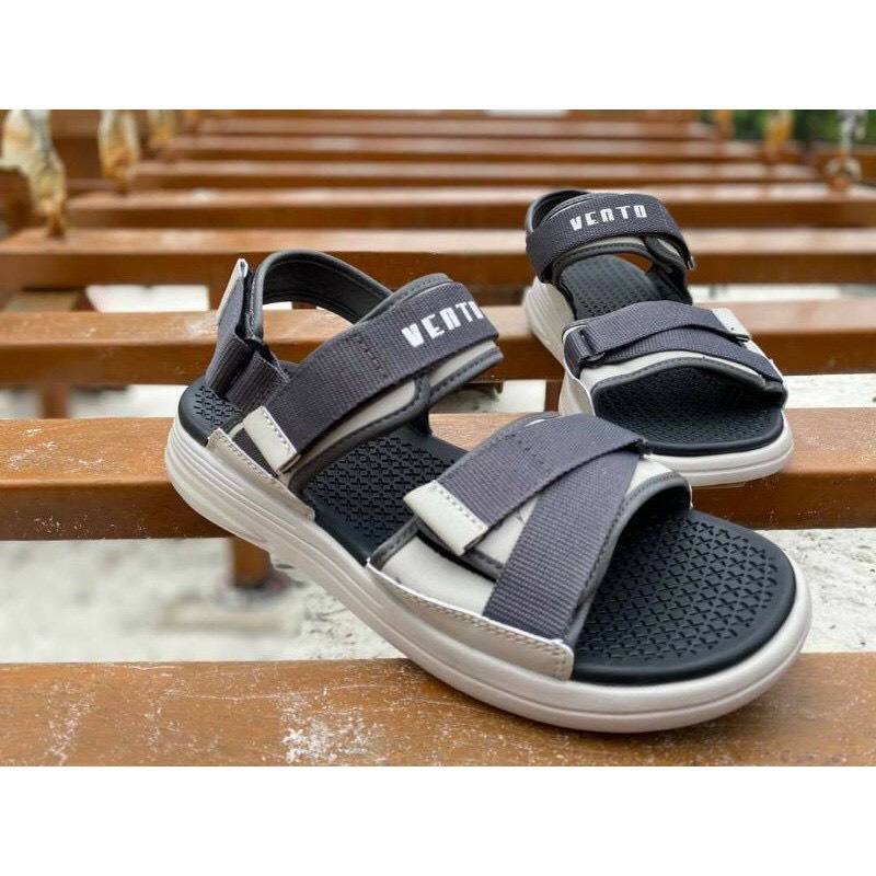 GIÀY SANDAL VENTO CHÍNH HÃNG NB57 - TRO GHI