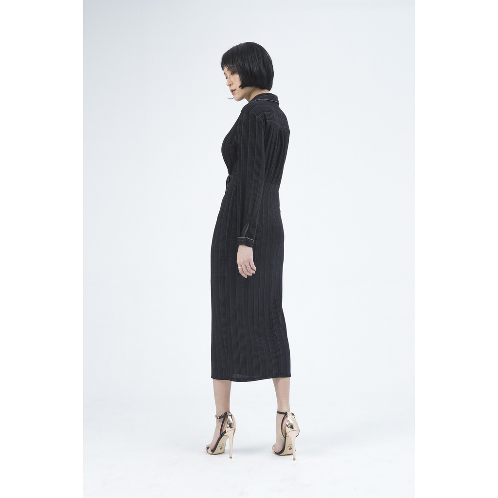 Đầm thun cổ đức chữ V IVY moda MS 39M4971