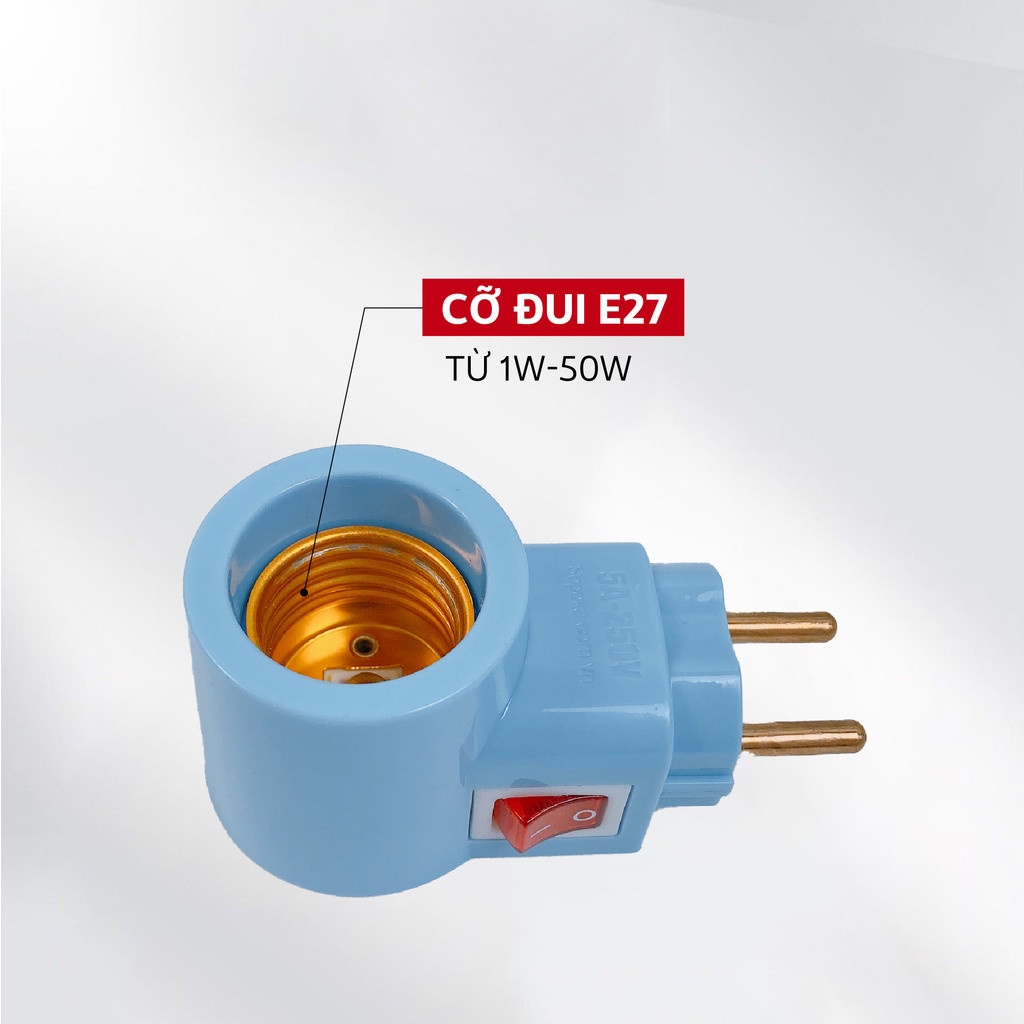 ✅ Đui Đèn SOPOKA ĐLP123 Có Công Tắc Tiện Lợi, An Toàn