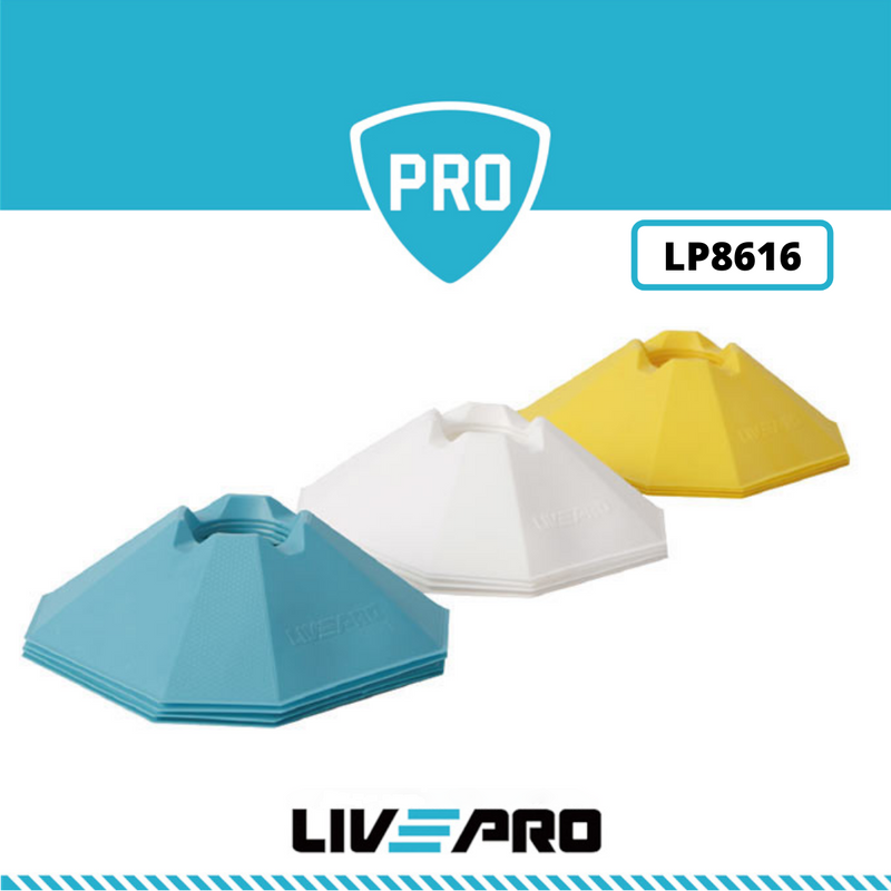 Chướng ngại vật Livepro chính hãng QUICK CONES LP8616 phụ kiện tập luyện tăng phản xạ nhanh nhẹn thể dục thể thao gym