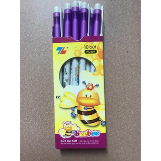 Hộp bút mực tím