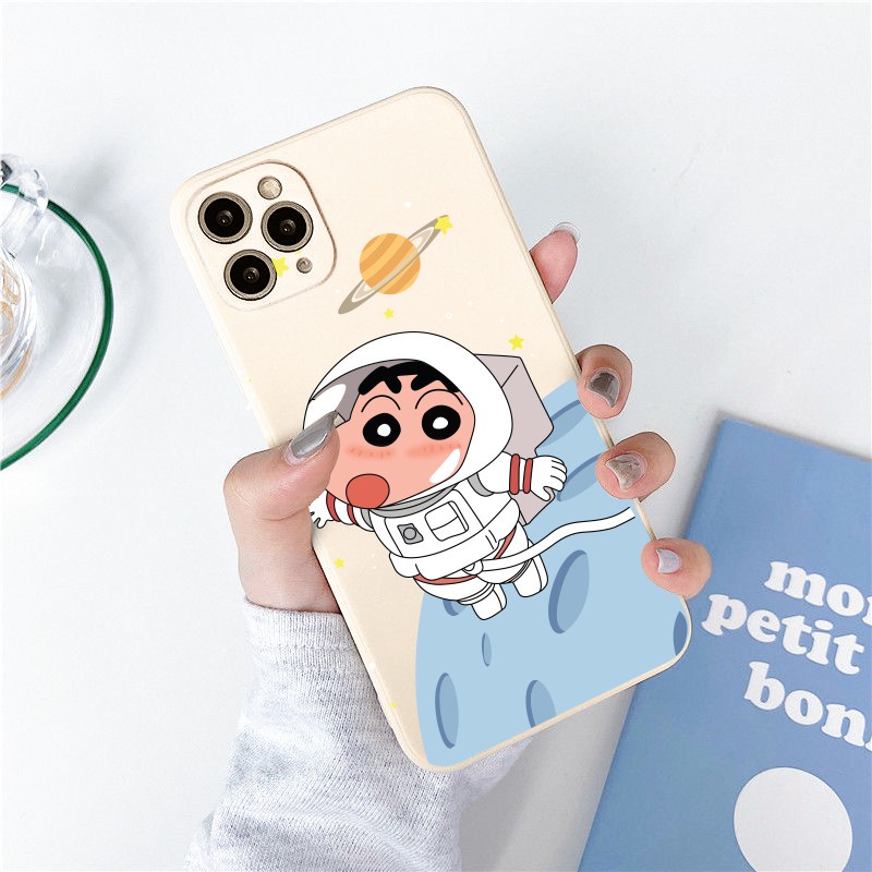 Ốp lưng iphone vuông cạnh ốp iphone 11 pro max shin không gian 6/6plus/7plus/8/x/xsmax/11promax/12pro/11 E94