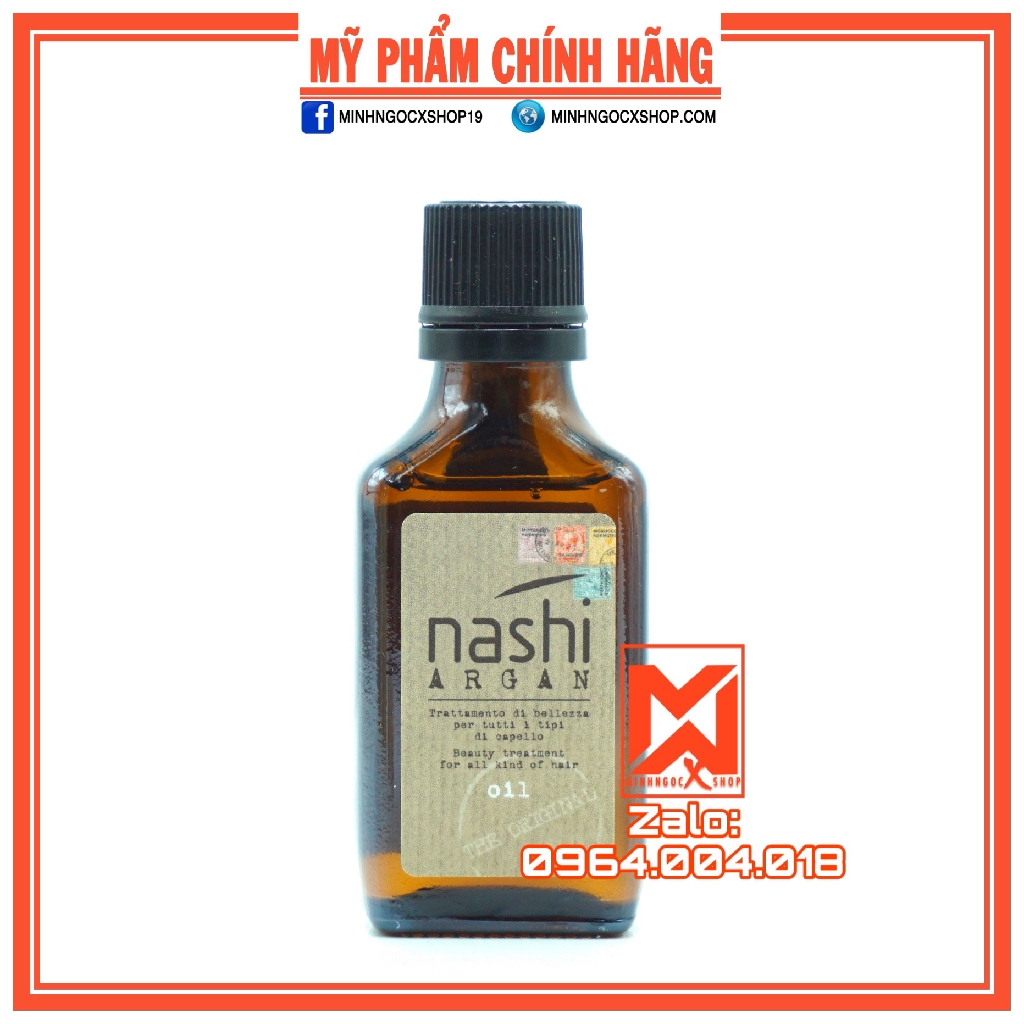 ✅[RẺ VÔ ĐỊCH] TINH DẦU DƯỠN TÓC NASHI ARGAN OIL 30-100ML CHÍNH HÃNG | BigBuy360 - bigbuy360.vn