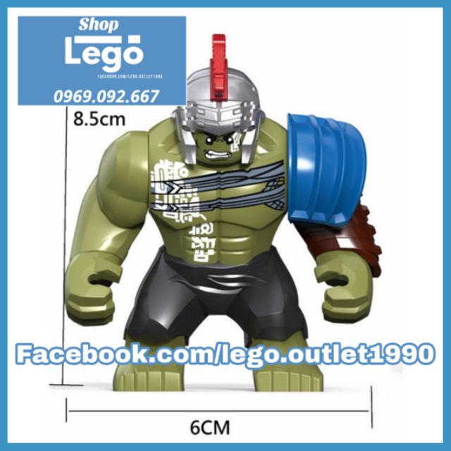 Lego xếp hình Hulk Ranarok (Búa) Big Figures Lego Minifigures Xinh Xh654 Decool 0281