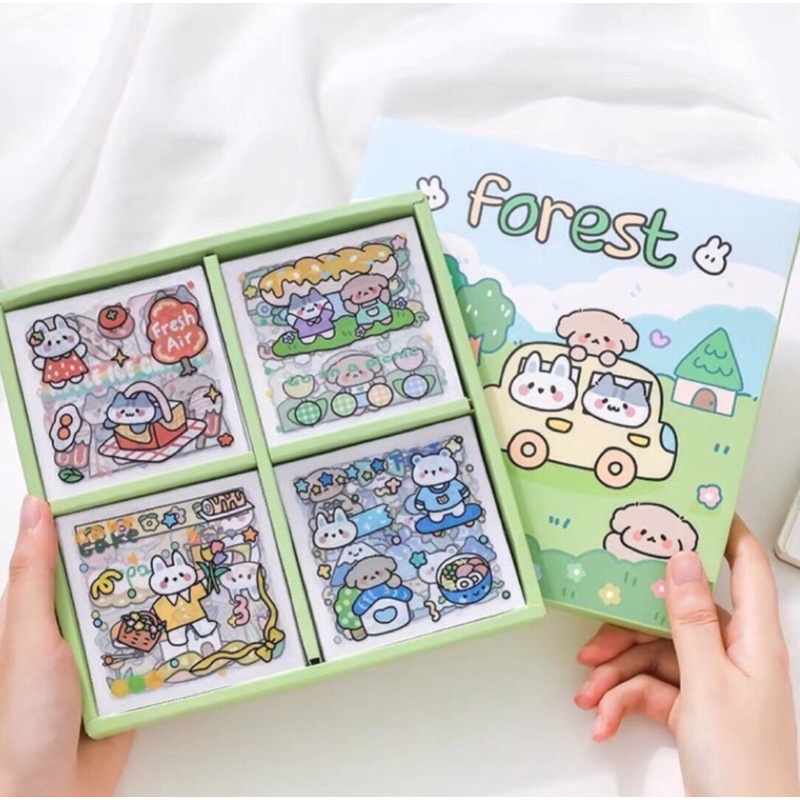 1 tấm sticker chiết lẻ từ hộp 100 tấm siêu cute 🥝🥕🍍🍞🥨☁️🌩❄️🪐⭐️🍂🍄🌷 | BigBuy360 - bigbuy360.vn