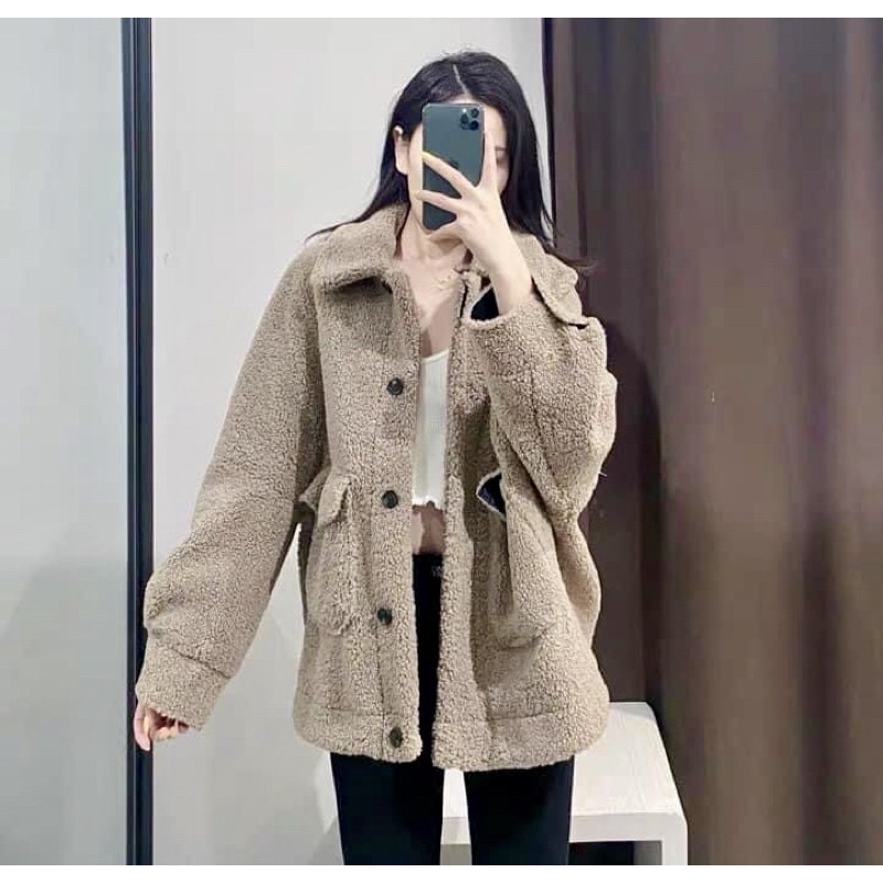 Áo Khoác Lông ZR Siêu Ấm Hàng Đẹp 2 Lớp✌️Ảnh thật