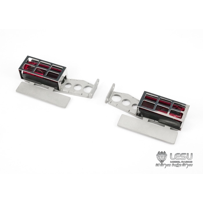 1/14 Xe tải kỹ thuật MAN Đèn hậu G-6099 Xe tải phẳng Tamiya Mudhead Mô hình LESU sửa đổi DIY