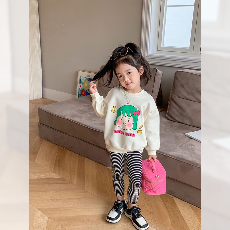 Quần Legging Lưng Cao Co Giãn Thoải Mái Thời Trang Mùa Thu 2022 Cho Bé Gái