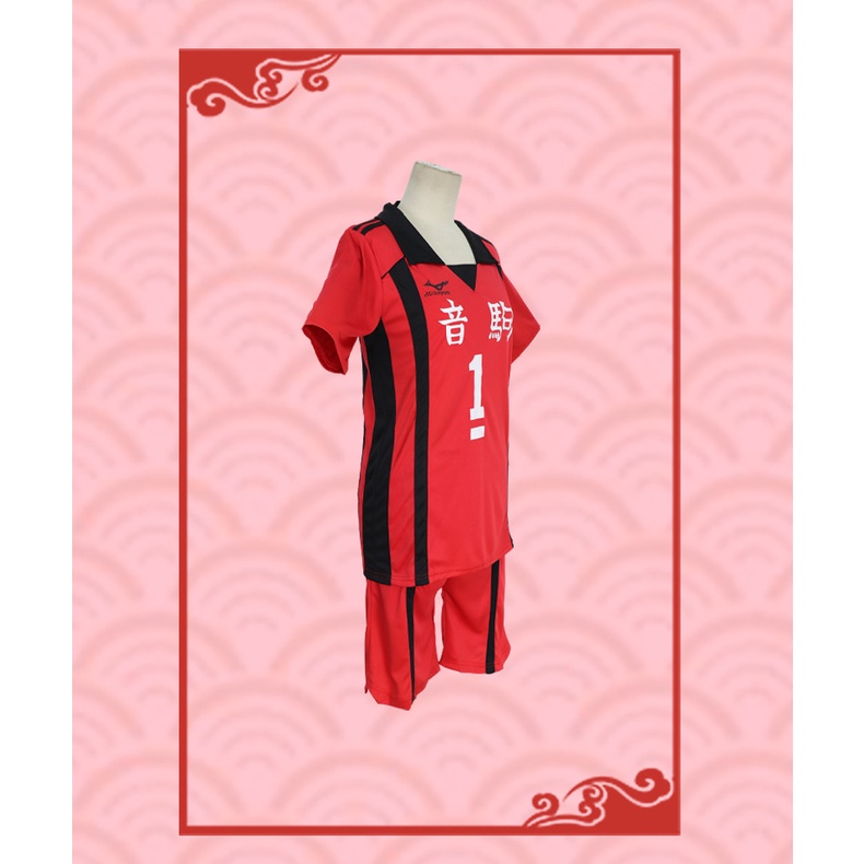 Bộ Trang Phục Cosplay Nhân Vật Anime Gồm Áo Thun Tay Ngắn Và Quần Short Phong Cách Haikyuu